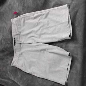Travis Mathew Light Gray Flat Front Golf Shorts